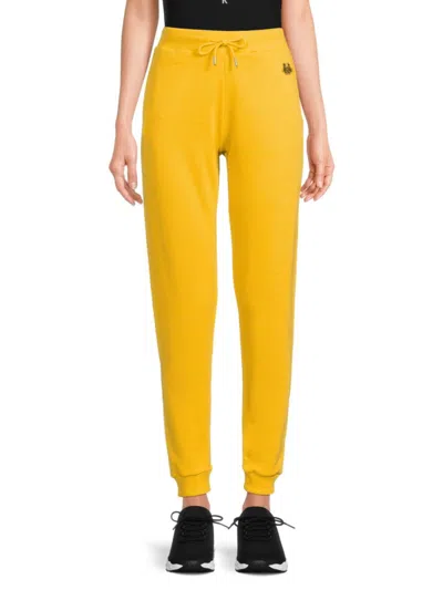 Kenzo Women's Solid Drawstring Joggers In Yellow