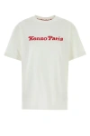 Kenzo Oversize Crew Neck Graphic Print T-shirt In Red