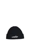 Kenzo Ribbed Signature Beanie In Black