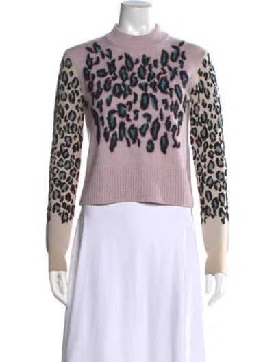 Pre-owned Kenzo Wool Animal Print Sweater In Multi