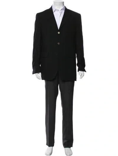 Pre-owned Kenzo Wool Blazer In Black