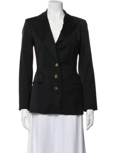 Pre-owned Kenzo Wool Blazer In Black