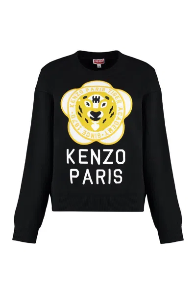 Kenzo Wool-blend Crew-neck Sweater