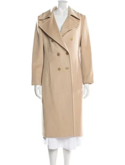 Pre-owned Kenzo Wool Coat In Neutral
