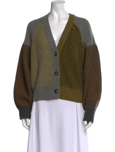 Pre-owned Kenzo Wool Colorblock Pattern Sweater In Multi