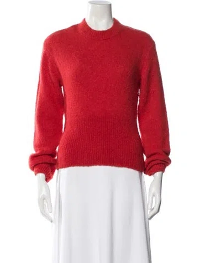 Pre-owned Kenzo Wool Crew Neck Sweater In Orange