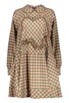 Kenzo Woman Mini Dress Antique Rose Size 4 Wool In Pink