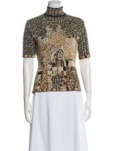 Pre-owned Kenzo Wool Floral Print Sweater In Multi