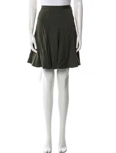 Pre-owned Kenzo Wool Knee-length Skirt In Green