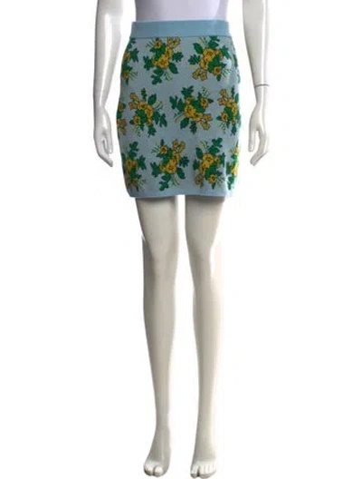 Pre-owned Kenzo Wool Mini Skirt In Multicolor
