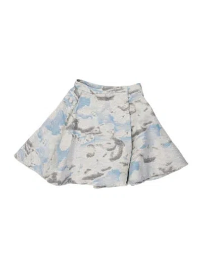 Pre-owned Kenzo Wool Mini Skirt W/ Tags In Multi