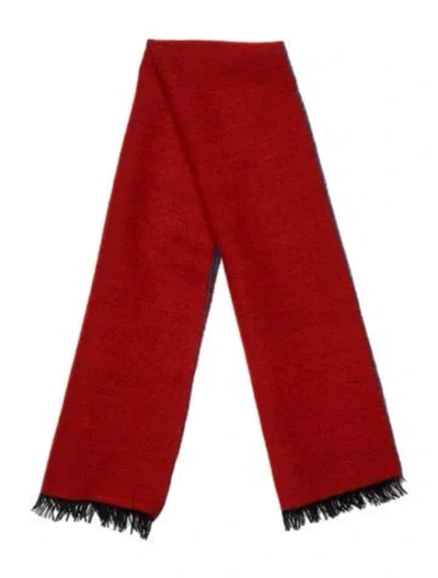 Pre-owned Kenzo Wool Scarf In Red
