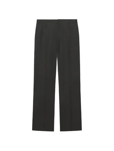 Kenzo Wool Tailored Trousers In Black
