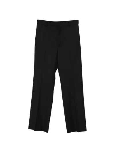 Kenzo Wool Trousers In Black