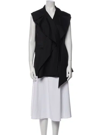 Pre-owned Kenzo Wool Vest In Black