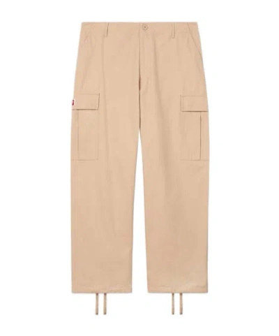 Kenzo Workwear Cargo Pants In Nude