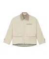 Kenzo Workwear Jacket In Cotton In Burgundy