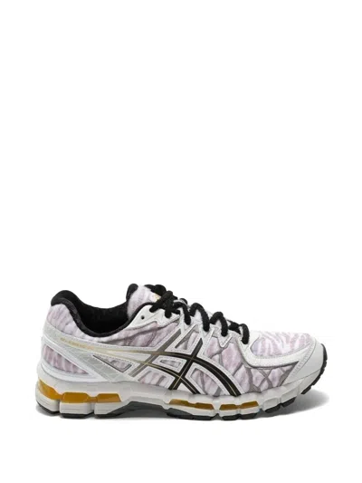 Kenzo X Asics Gel-kayano 20 Tiger-pattern Sneakers In White
