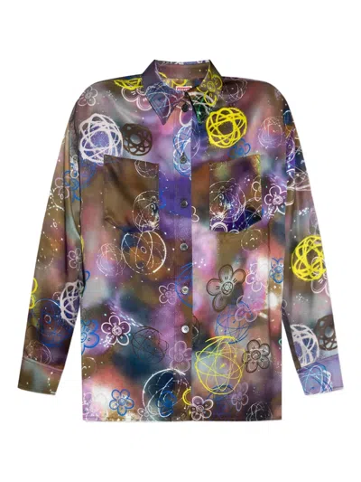 KENZO X FUTURA 2000 FLORAL-ATOM SHIRT