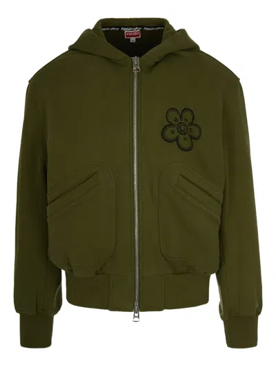 KENZO X FUTURA 2000 FLOWER-PRINTED ZIP-UP HOODIE