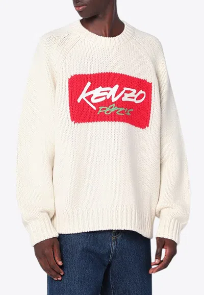 KENZO X FUTURA 2000 LOGO WOOL SWEATER