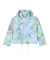Kenzo ' X Futura 2000' Short Parka In Blue