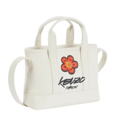 Kenzo ' X Futura 2000' Small Tote Bag ' Utility' In Canvas