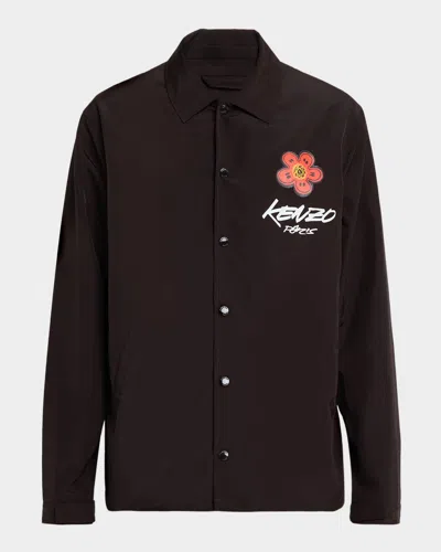 KENZO X FUTURA 2000 SNAP-FRONT COACH JACKET