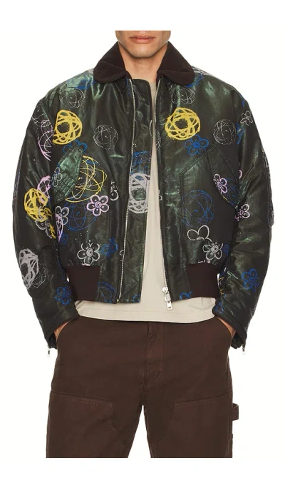 Kenzo X Futura Bomber In Black
