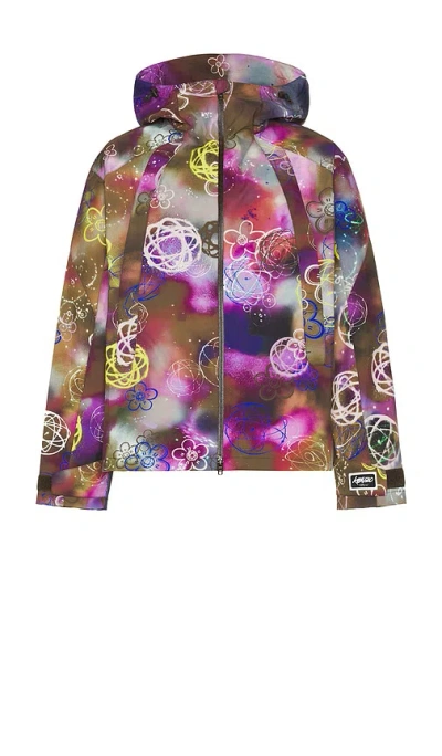 Kenzo X Futura Windbreaker In Brown
