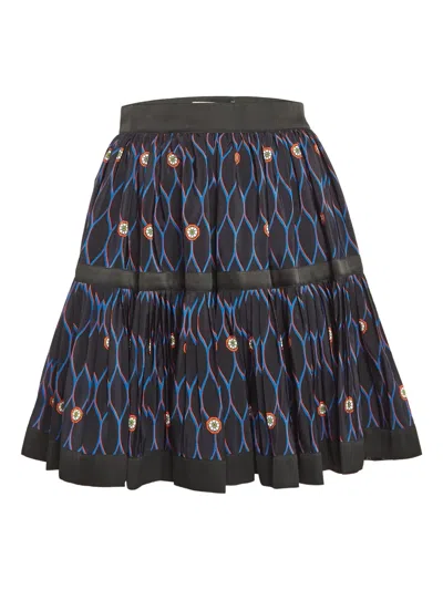Pre-owned Kenzo X H&m 2016 Silk Skirt