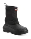 Kenzo X Hunter Men's Fleece-lined Lace-up Snow Boots With Removable Gaiter In Black
