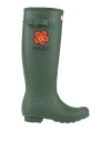 Kenzo X Hunter Woman Boot Military Green Size 8 Rubber In Green