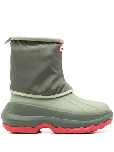 Kenzo X Hunter Stiefel Mit Logo-patch In Grün