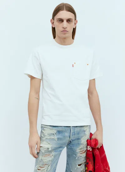 Kenzo X Levi's Pocket T-shirt In White