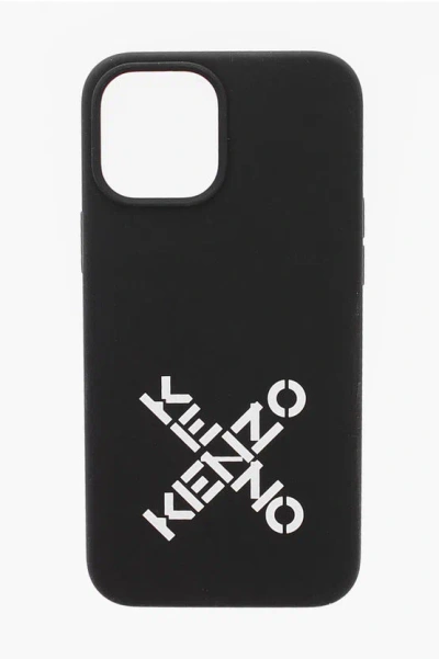 Kenzo X Logo 12 Pro Max Iphone Case In Black