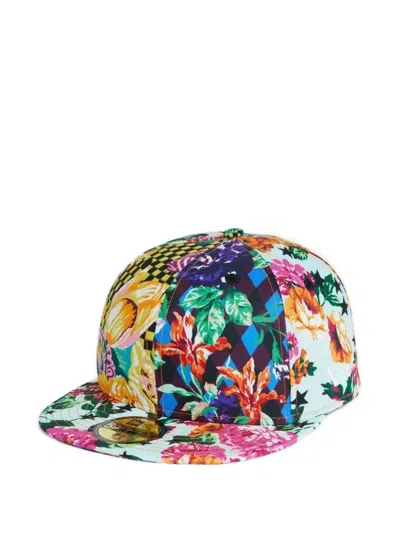 Kenzo X New Era Floral-print Baseball Cap In Orange