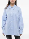 Kenzo Cotton By Verdy Oversized Shirt In Blue