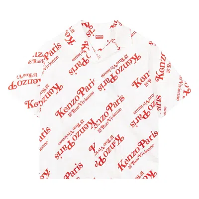 Pre-owned Kenzo X Verdy Boxy Shirt 'off White' | Cream | Men's Size L