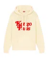 Kenzo X Verdy Chunky-knit Hooded Jumper In Nude