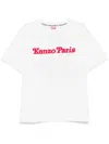 Kenzo Verdy Os Printed Cotton T-shirt In Weiss