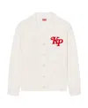 Kenzo X Verdy Embroidered Cardigan In White