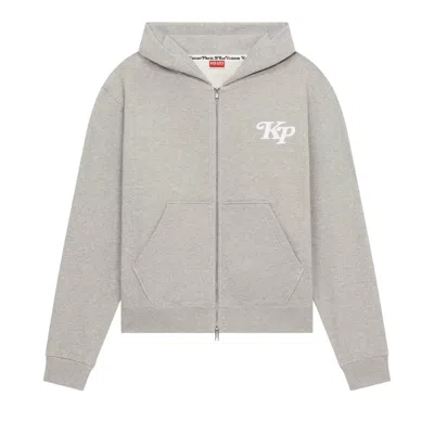 Pre-owned Kenzo X Verdy Full Zip Hoodie 'grey' | Men's Size S