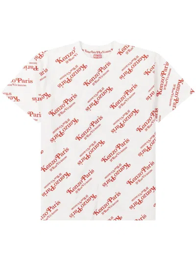 KENZO X VERDY LOGO-PRINT T-SHIRT