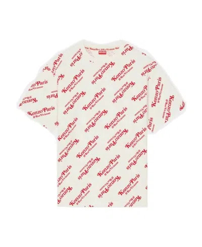 KENZO KENZO ALL-OVER LOGO PRINTED OVERSIZE T-SHIRT