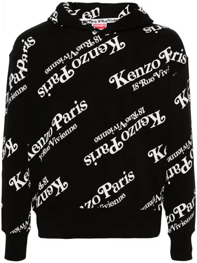 Kenzo Unisex Hoodie In Black  
