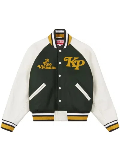 Kenzo X Verdy Varsity Bomber Jacket In Black