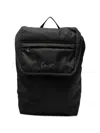 Kenzo One Backpack Adjustable Straps Top Handle In Black