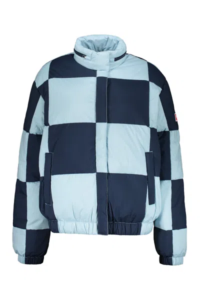 KENZO ZIP AND SNAP BUTTON FASTENING DOWN JACKET