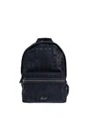 Kenzo Zip-fastening Pattern Backpack In Black